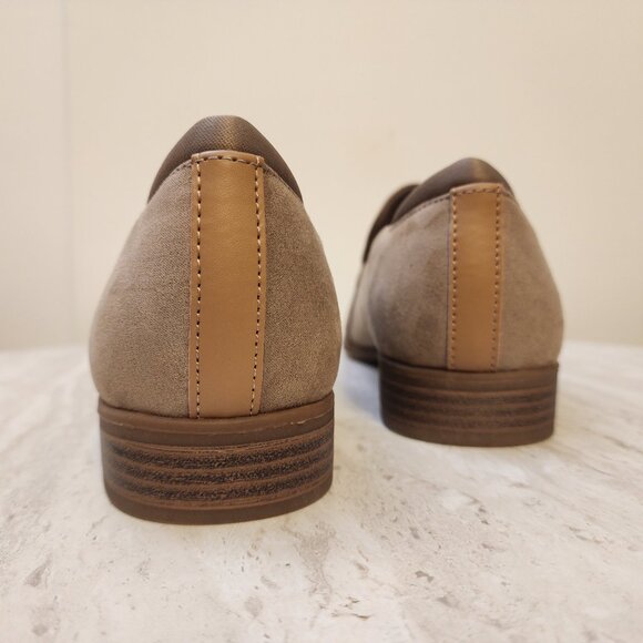 Dr. Scholls Rate Loafer Slip-ons Brown Microfiber 11W - B031 - Picture 2 of 10